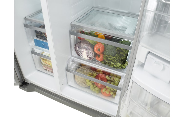 LG Side by Side Series with Non-Plumbing Dispenser, GC-L207BLX